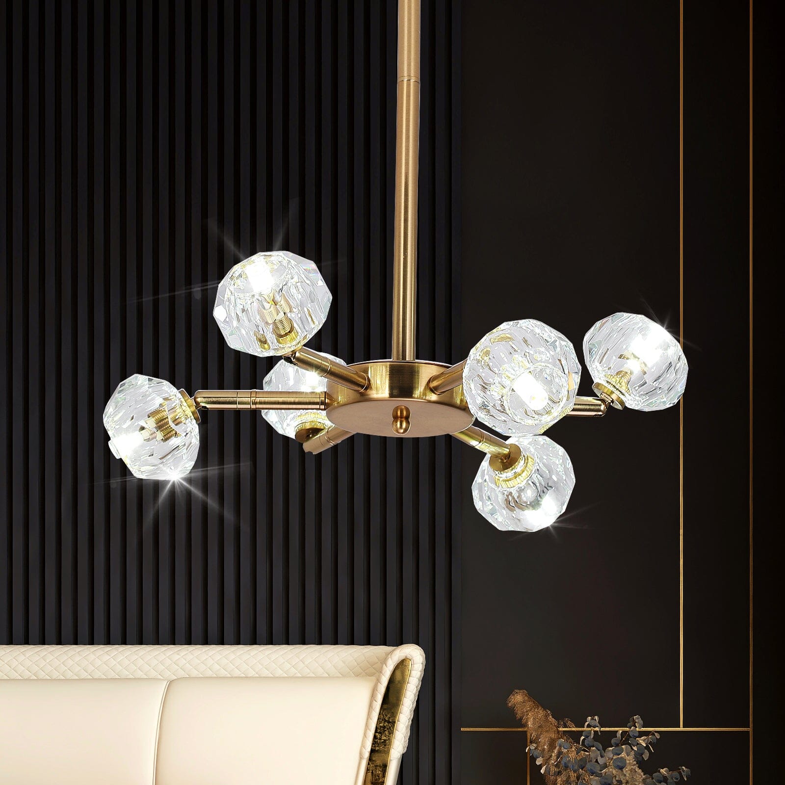 Liora | Crystal LED Hanging Light - OpalDwell