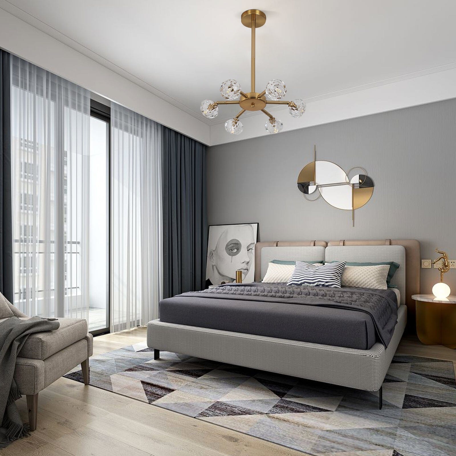 Liora | Crystal LED Hanging Light - OpalDwell