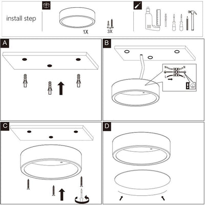 NovaGuard Ceiling Light Integrated LED Indoor Lamp With Mosquito Protection - OpalDwell