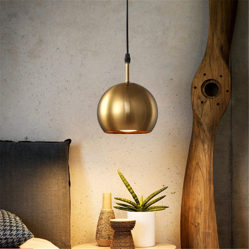 Elora Brass Pendant - OpalDwell