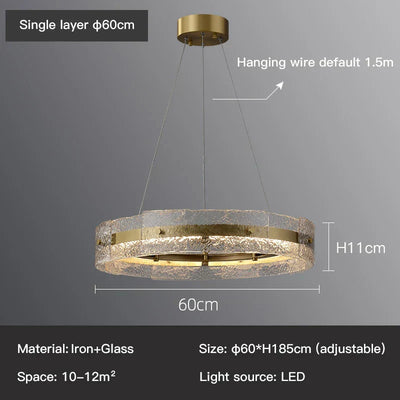 Hawthorne Glass Chandelier - OpalDwell