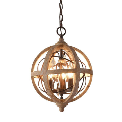 Heirloom Wooden Chandelier - OpalDwell