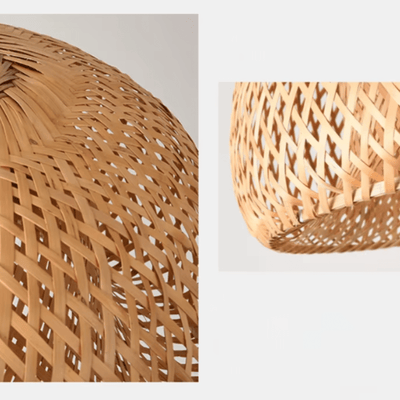 LumaRattan Bamboo Pendant Light For Cozy Ambiance OpalDwell