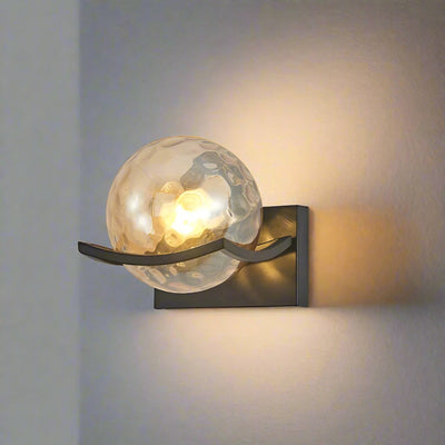 NovaLuxe Glass LED Wall Lamp for Modern Living Rooms - OpalDwell