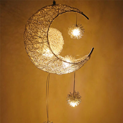 Lunera Modern LED Moon and Star Pendant Lights | OpalDwell - OpalDwell