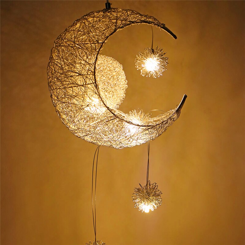 Lunera Modern LED Moon and Star Pendant Lights | OpalDwell - OpalDwell