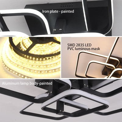 Verda Square Chandelier - OpalDwell