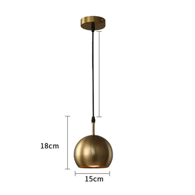 Elora Brass Pendant - OpalDwell
