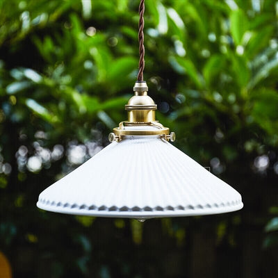 Liora | White Ceramic Pendant Lights - OpalDwell