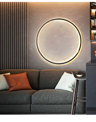 LumaNova Round Wall Light for Modern Minimalist Interiors OpalDwell