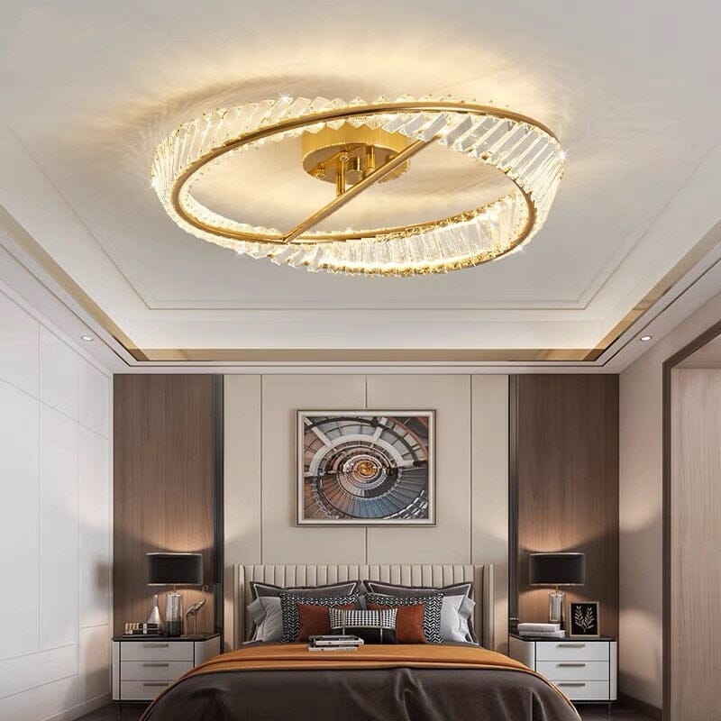 LumaNova Elegant Dimmable K9 Crystal Dining Room Chandelier OpalDwell