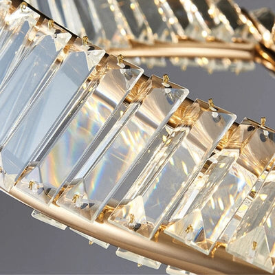 LumaNova Elegant Dimmable K9 Crystal Dining Room Chandelier OpalDwell