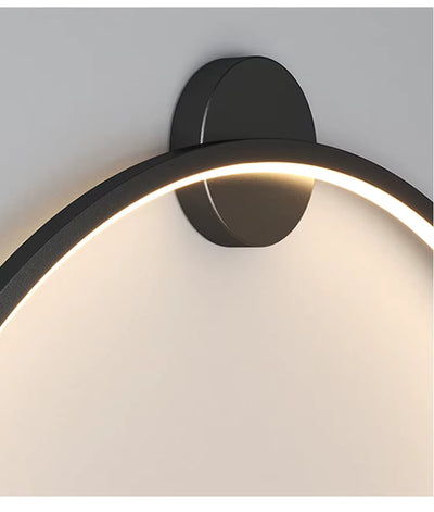 LumaNova Round Wall Light for Modern Minimalist Interiors OpalDwell