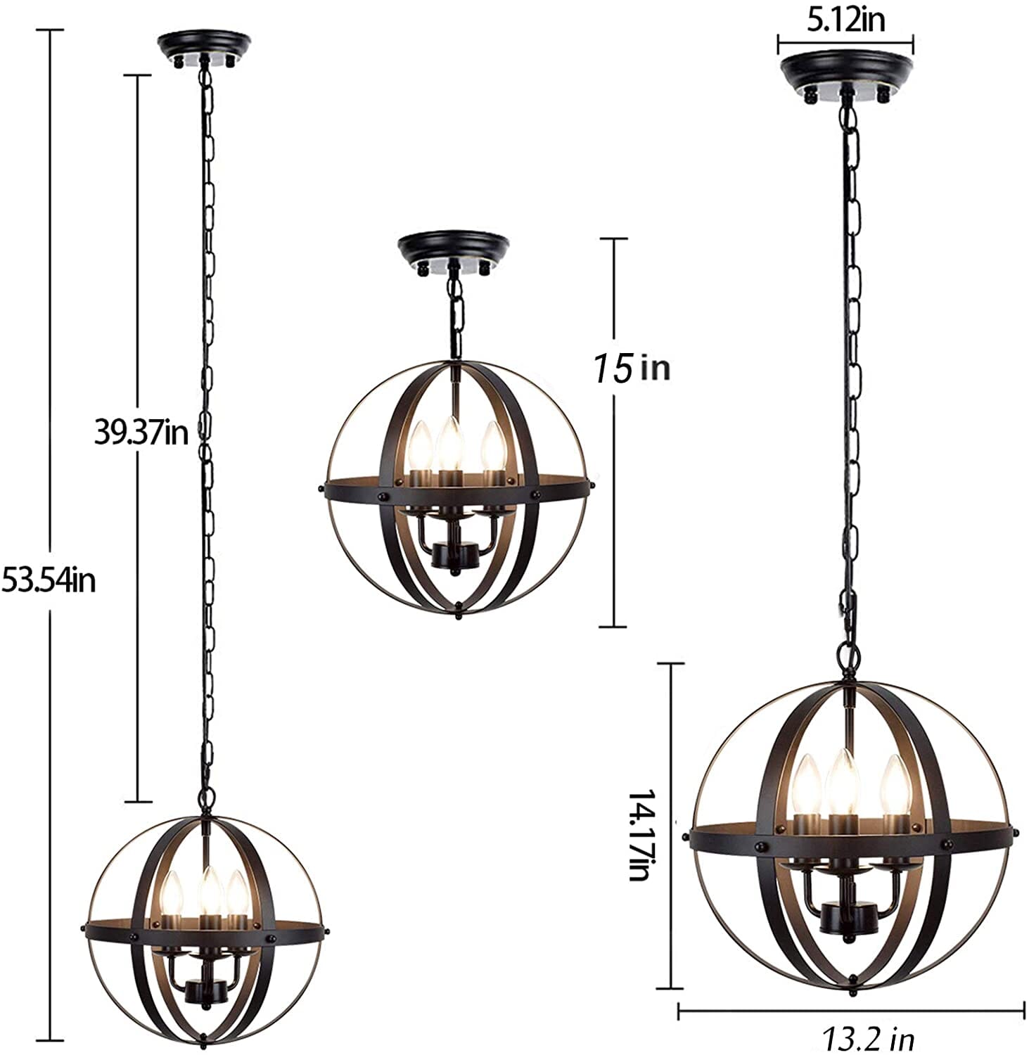 Marcell Vintage Chandelier - OpalDwell
