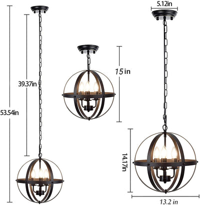 Marcell Vintage Chandelier - OpalDwell