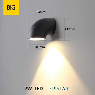 Aurelux | LED Outdoor Garden Wall Light - OpalDwell