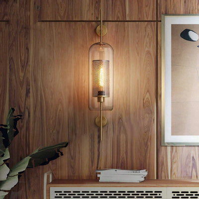 LumaHex Honeycomb Orb Wall Sconce With Warm Gold Glow - OpalDwell