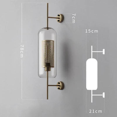 LumaHex Honeycomb Orb Wall Sconce With Warm Gold Glow - OpalDwell