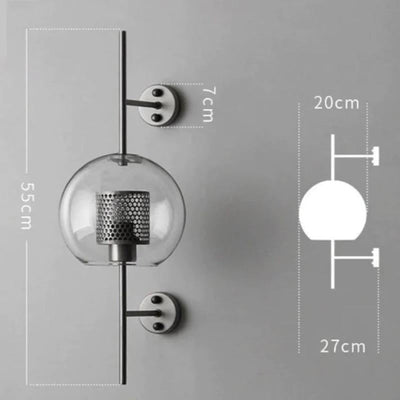 LumaHex Honeycomb Orb Wall Sconce With Warm Gold Glow - OpalDwell