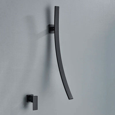 Aeris Arc Spout Faucet Modern Minimalist Bath Fixture OpalDwell