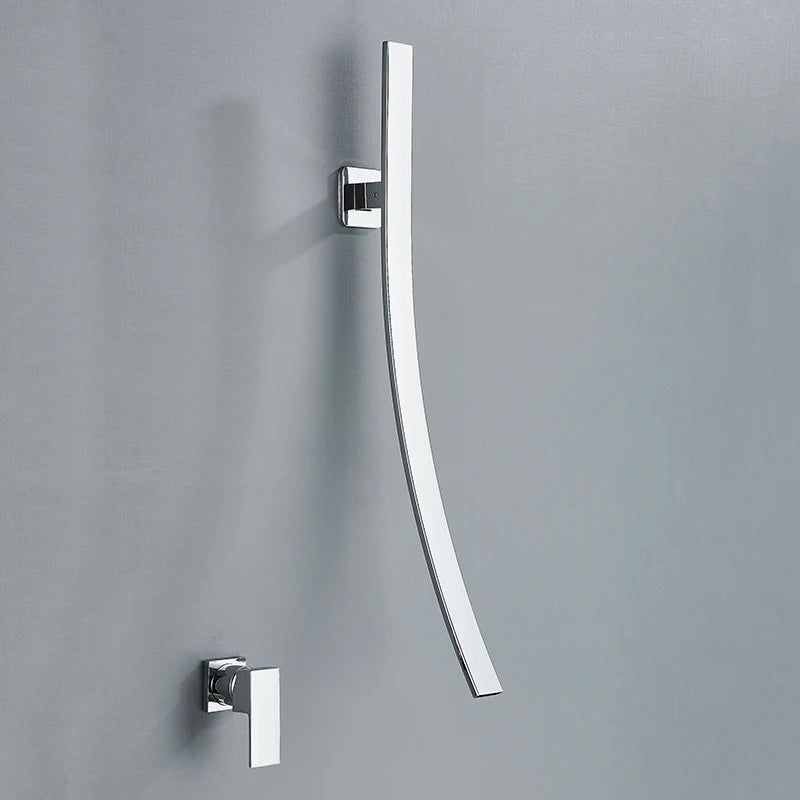 Aeris Arc Spout Faucet Modern Minimalist Bath Fixture OpalDwell