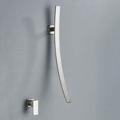 Aeris Arc Spout Faucet Modern Minimalist Bath Fixture OpalDwell