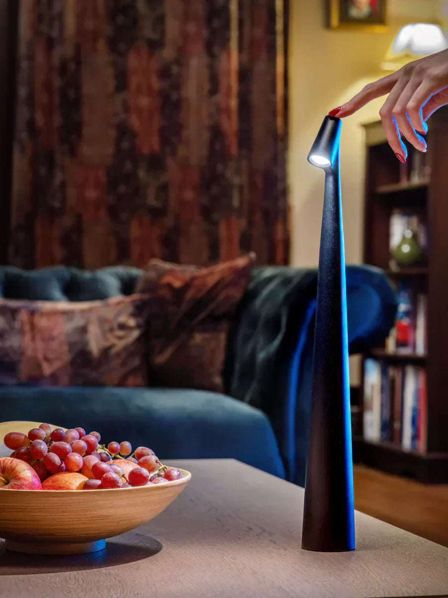 LumaNord Wireless LED Table Lamp for Reading and Dining Rooms with Soft Ambience - OpalDwell