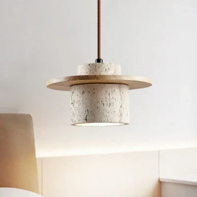 Valeora Travertine Chandelier Timeless Lighting Design - OpalDwell