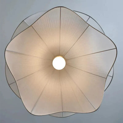 Fleurine French-Style Fabric Floral Chandelier - OpalDwell