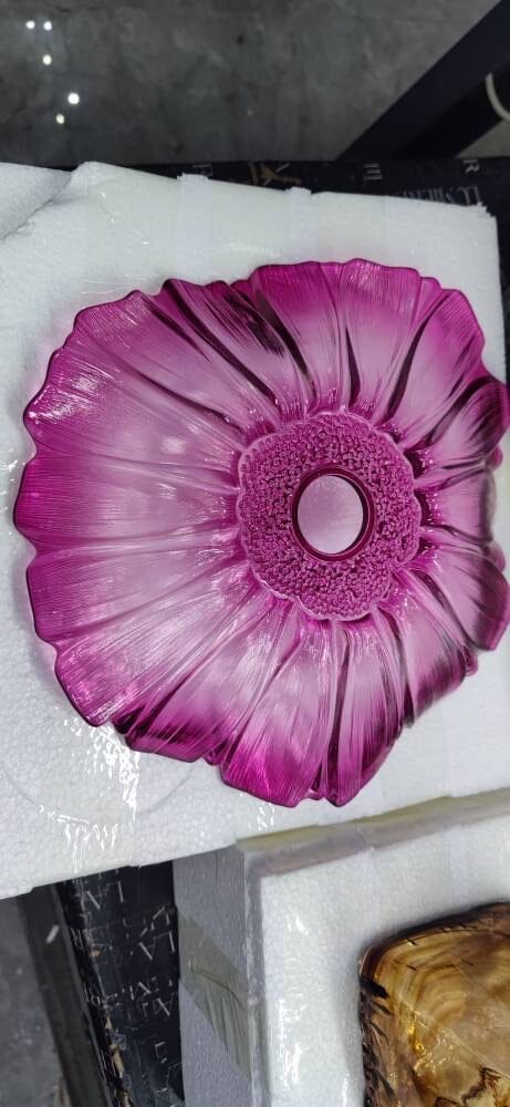Liora | Floral Glass Pendant - OpalDwell