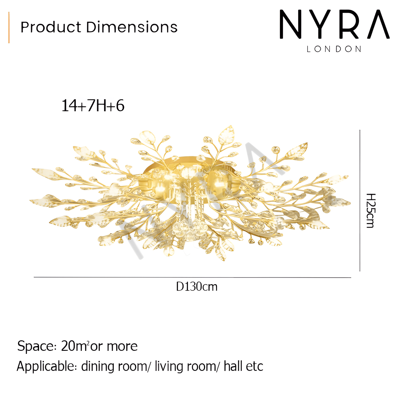 Lunara Floral Wall Chandelier - OpalDwell