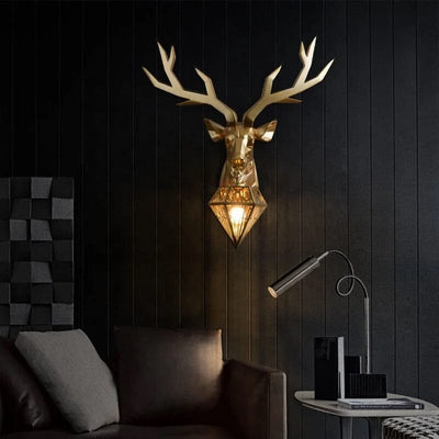 Decorative Antler Head - OpalDwell