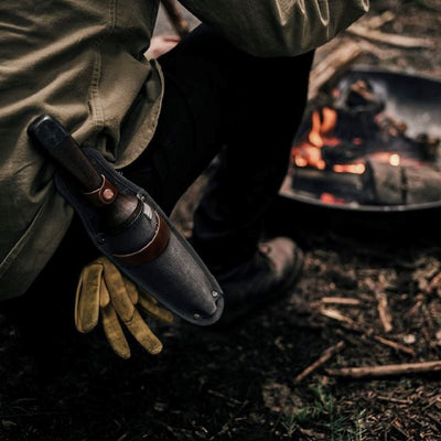 TrailForge Pro Grip Outdoor Survival Knife With Ergonomic Handle Durable Blade - OpalDwell