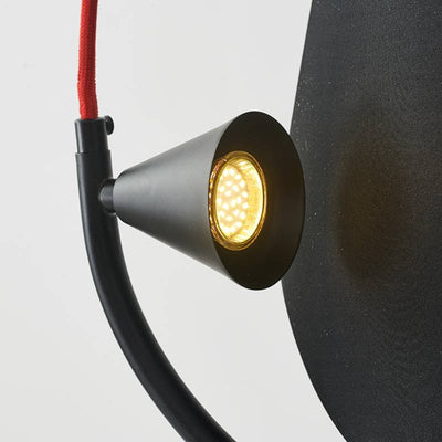 Modern Artistic Floor Lamp In Black Sculptural Form OpalDwell