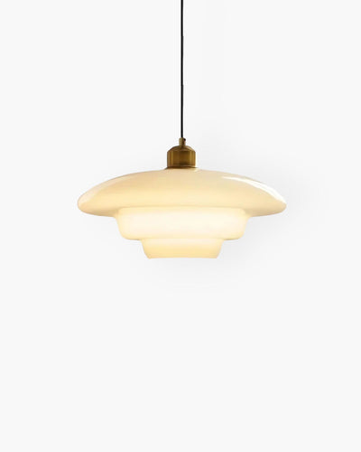 LyraCloud Pendant Light Soft Cloud Opal Glass Glow - OpalDwell