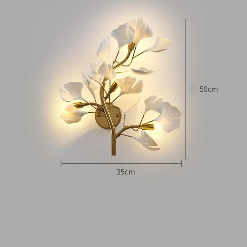 Marisol | Jasmine Leaf Wall Sconce - OpalDwell