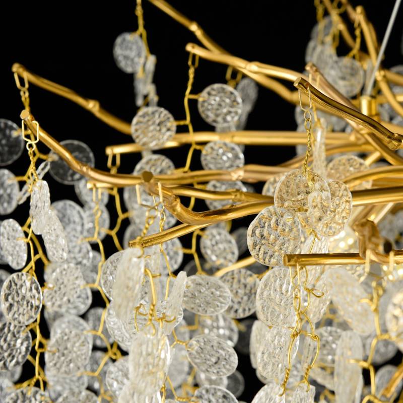 Luxury Crystal Pendant Chandelier For Modern Living Room Lighting OpalDwell