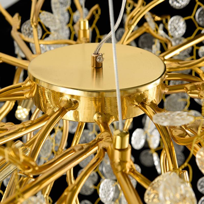 Luxury Crystal Pendant Chandelier For Modern Living Room Lighting OpalDwell