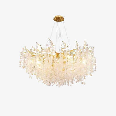 Luxury Crystal Pendant Chandelier For Modern Living Room Lighting OpalDwell