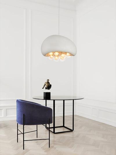 LuminaBubbles Hanging Lamp with Bubble Sphere Design - OpalDwell
