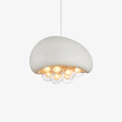 LuminaBubbles Hanging Lamp with Bubble Sphere Design - OpalDwell