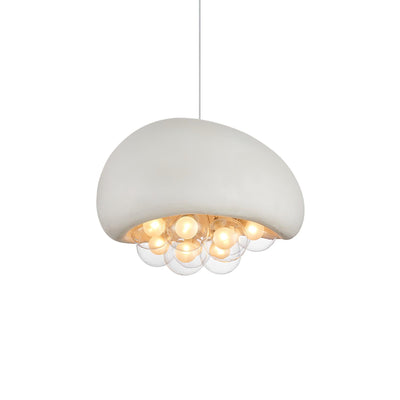 LuminaBubbles Hanging Lamp with Bubble Sphere Design - OpalDwell