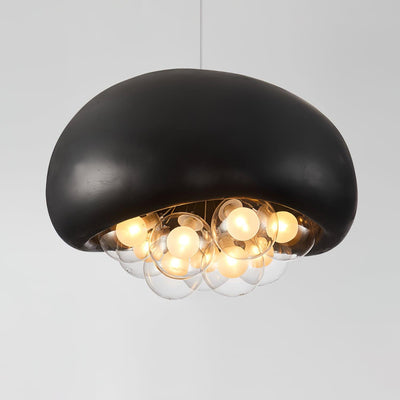 LuminaBubbles Hanging Lamp with Bubble Sphere Design - OpalDwell