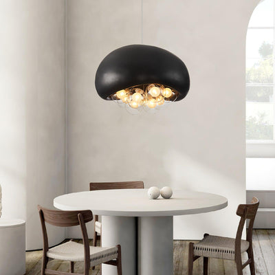 LuminaBubbles Hanging Lamp with Bubble Sphere Design - OpalDwell