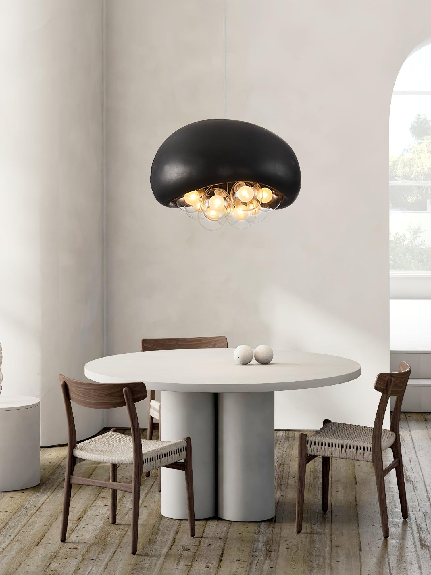 LuminaBubbles Hanging Lamp with Bubble Sphere Design - OpalDwell