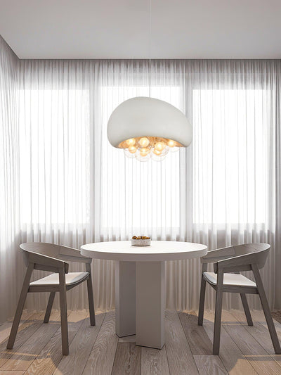 LuminaBubbles Hanging Lamp with Bubble Sphere Design - OpalDwell