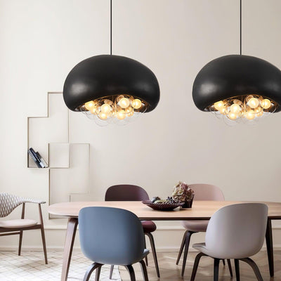 LuminaBubbles Hanging Lamp with Bubble Sphere Design - OpalDwell