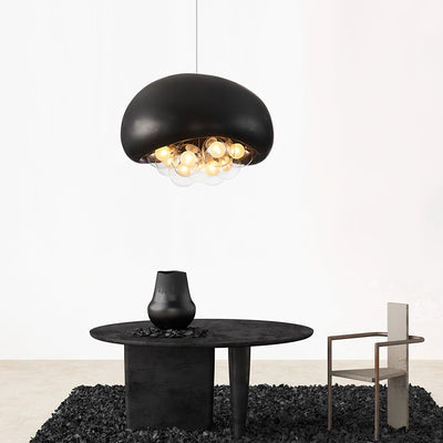 LuminaBubbles Hanging Lamp with Bubble Sphere Design - OpalDwell