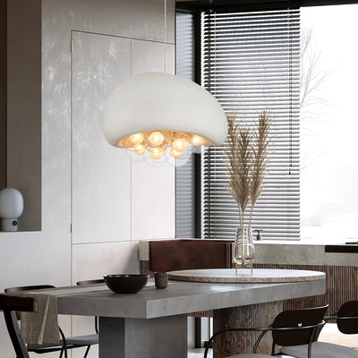 LuminaBubbles Hanging Lamp with Bubble Sphere Design - OpalDwell