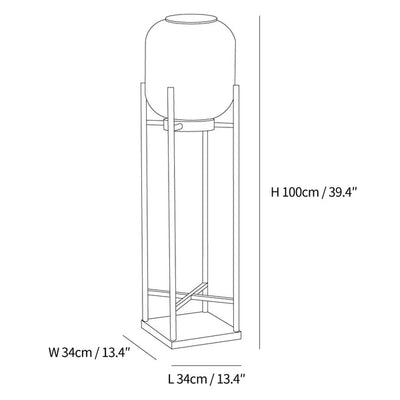 LumaSpry Outdoor Solar Lamp Stainless Steel and Glass - OpalDwell
